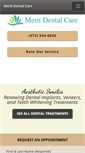 Mobile Screenshot of merit-dental.com